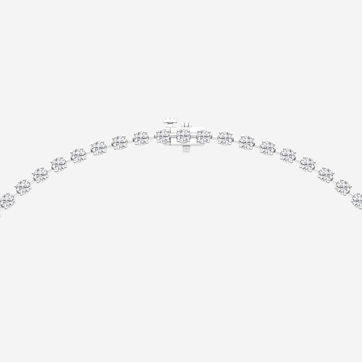 Additional Image 2 for  19 5/8 ctw Round Lab Grown Diamond Lariat Tennis Necklace