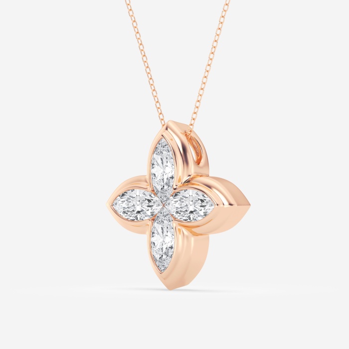 4 ctw Marquise Lab Grown Diamond Fashion Pendant