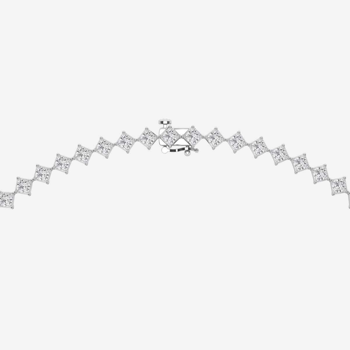 Additional Image 2 for  20 ctw Princess Lab Grown Diamond Fashion Necklace