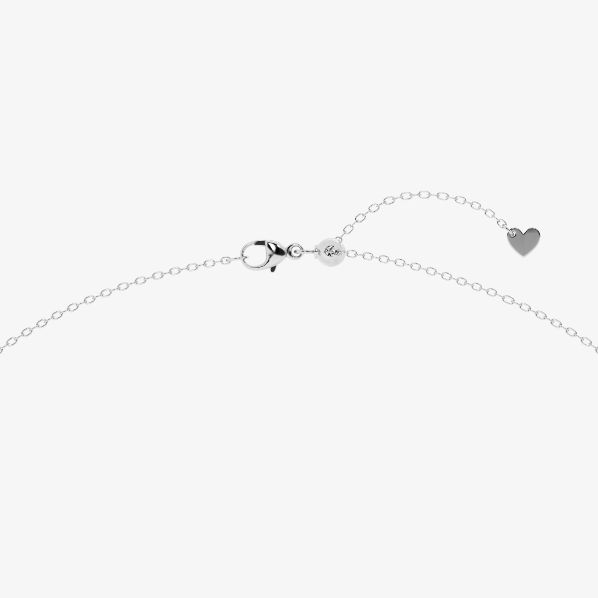 Additional Image 2 for  2 ctw Round Lab Grown Diamond Tripple Curve Station Fashion Necklace