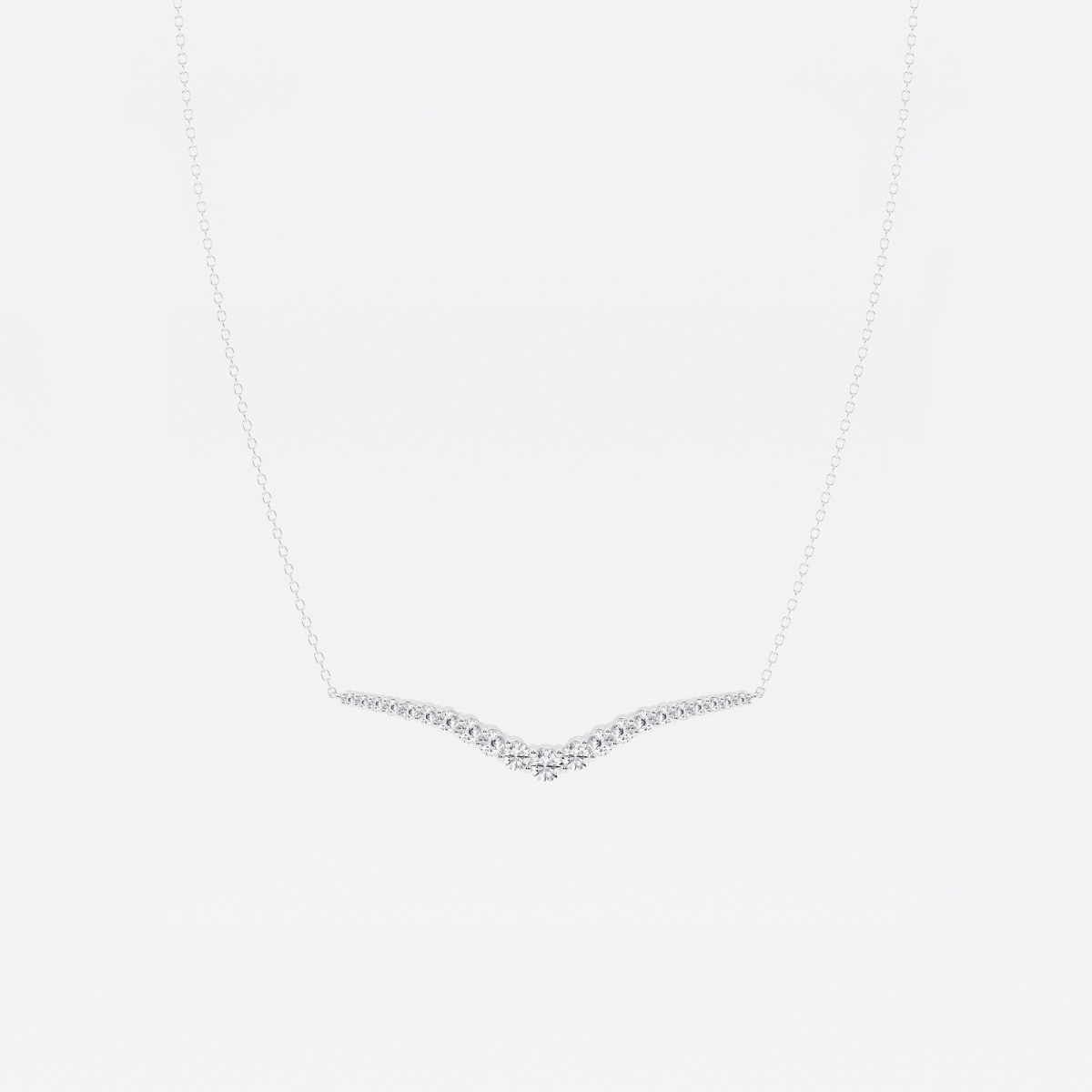 1 ctw Curve Flow Necklace
