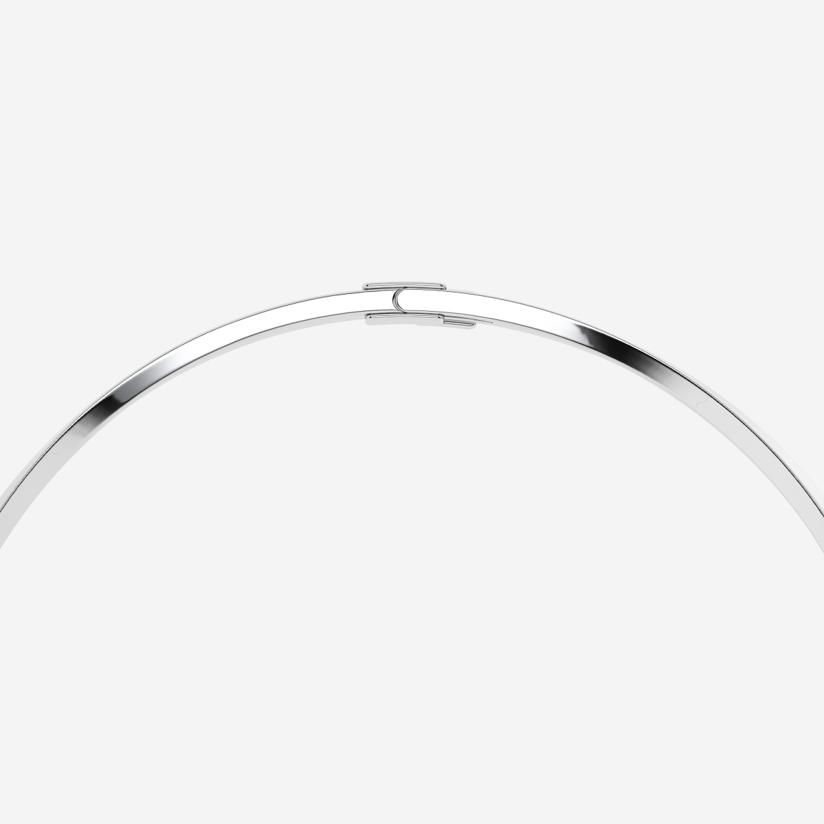Additional Image 2 for  3 7/8 ctw Curve Serpent Choker Necklace