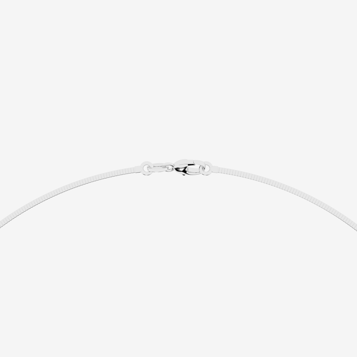 Additional Image 2 for  1 1/2 ctw Round Lab Grown Diamond Solitaire Pendant with Omega Chain