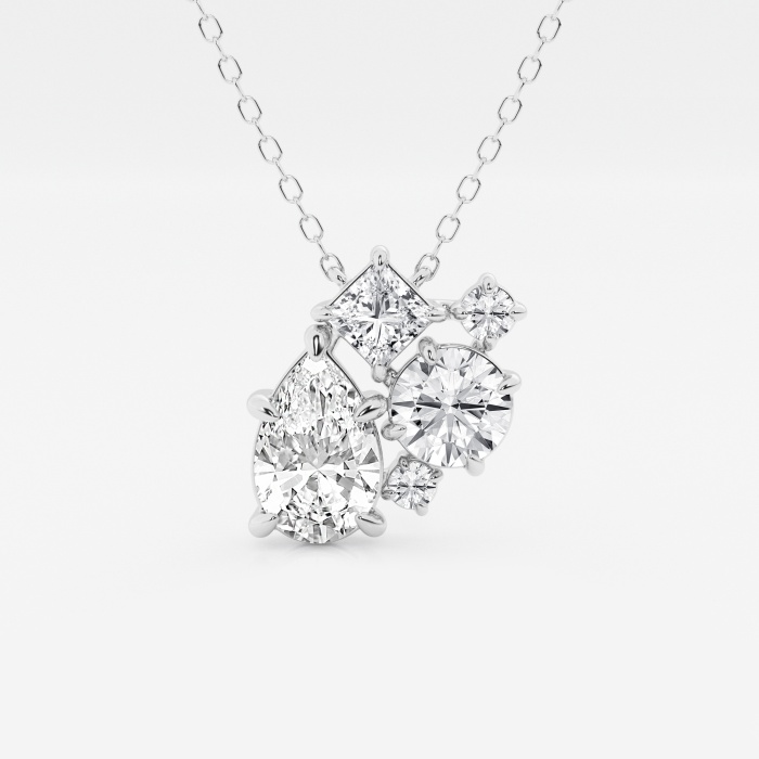 2 ctw Mosaic Five Stone Pendant
