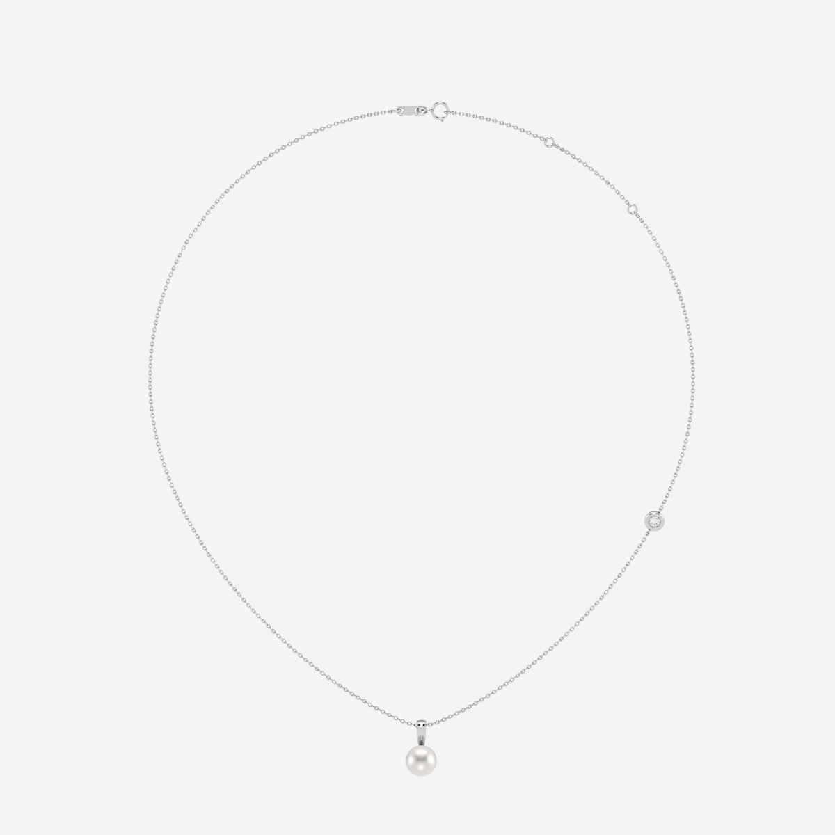 Additional Image 2 for  7.5 - 8.0 mm Cultured Freshwater Pearl Fashion Pendant