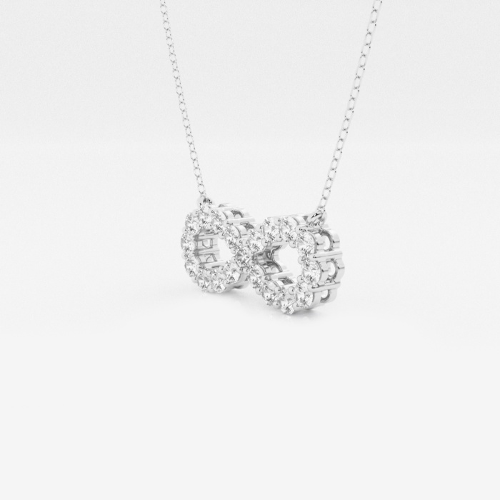 1 ctw Round Lab Grown Diamond Infinity Fashion Pendant