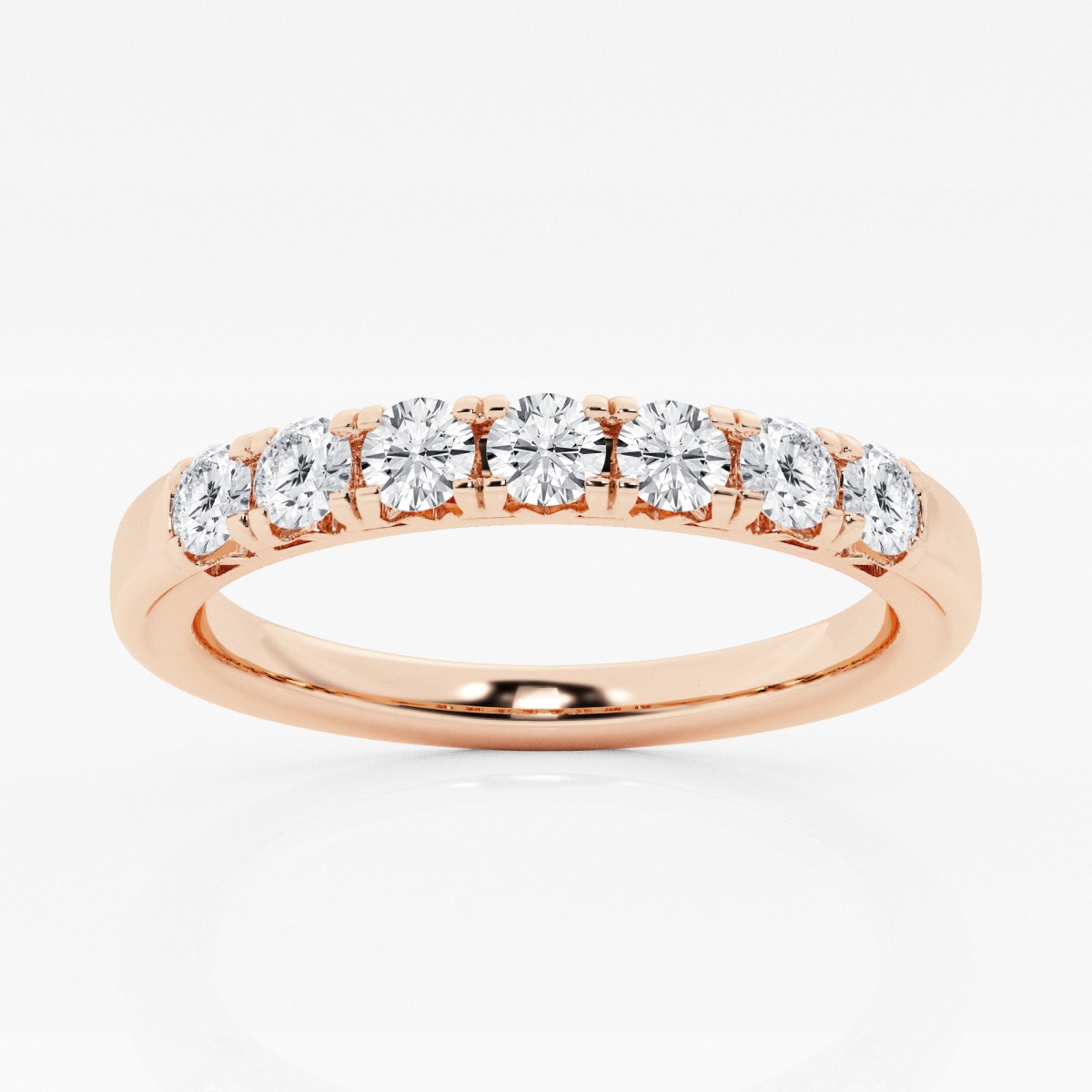 .50 ctw Round Lab Grown Diamond Prong-Set Multi-Stone Engagement Ring