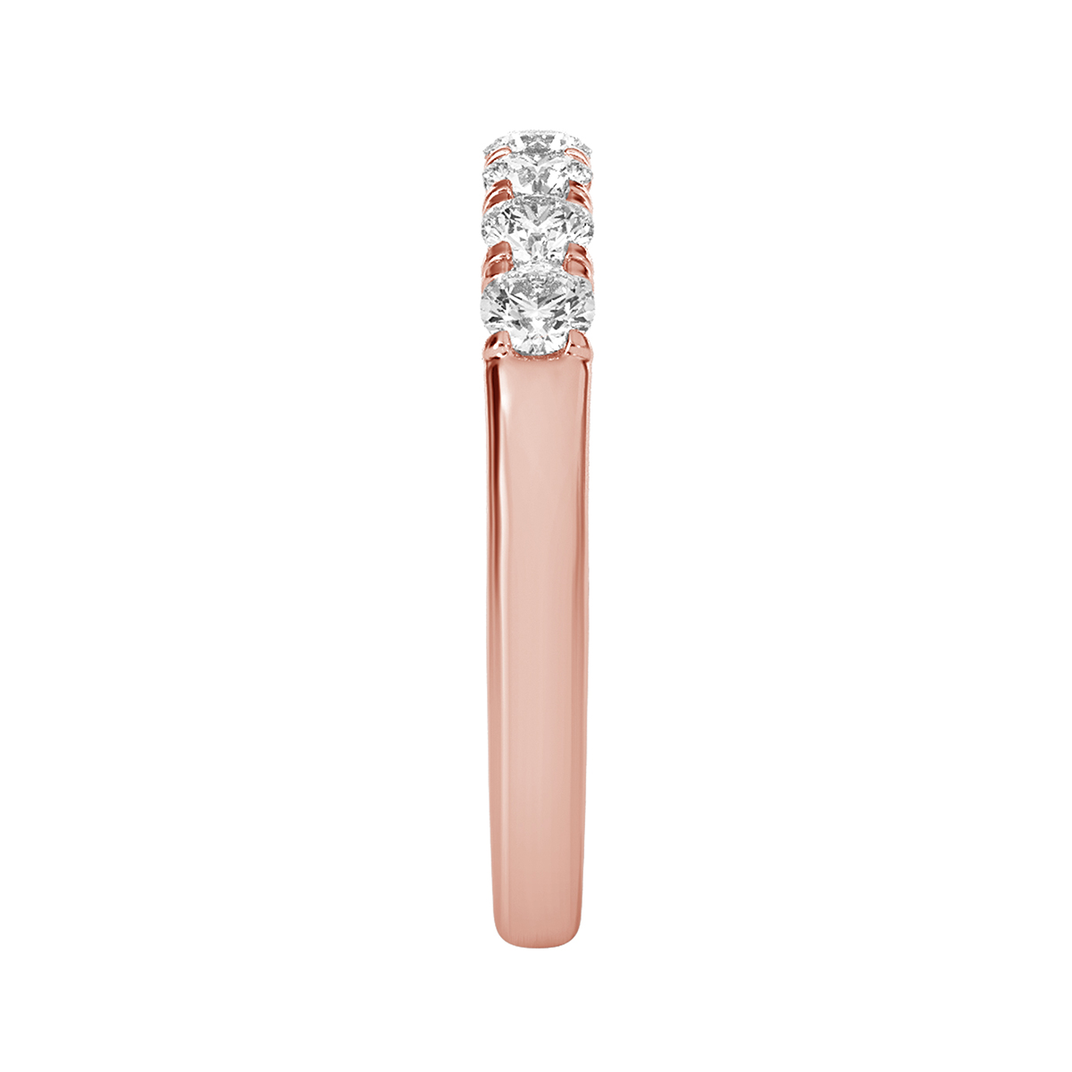 Additional Image 3 for  .50 ctw Round Lab Grown Diamond Prong-Set Multi-Stone Engagement Ring