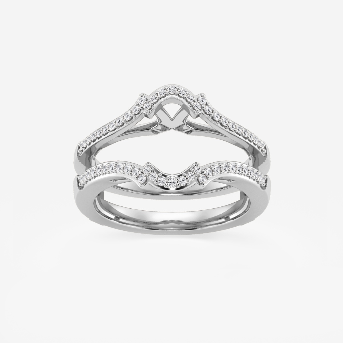 1/4 ctw Round Lab Grown Diamond Crown Ring Enhancer