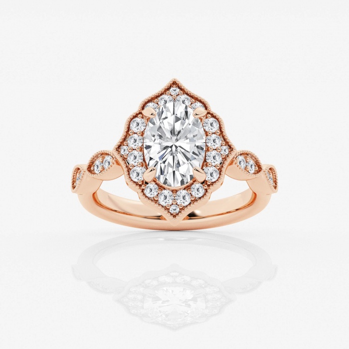 1 7/8 ctw Round Lab Grown Diamond Engagement Ring