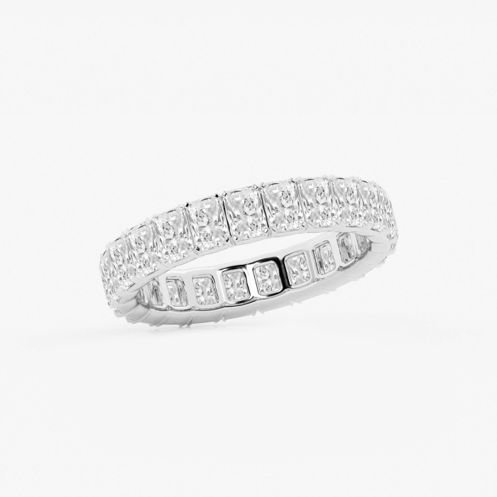 3 1/8 ctw Radiant Lab Grown Diamond Eternity Band - 3.8mm Width