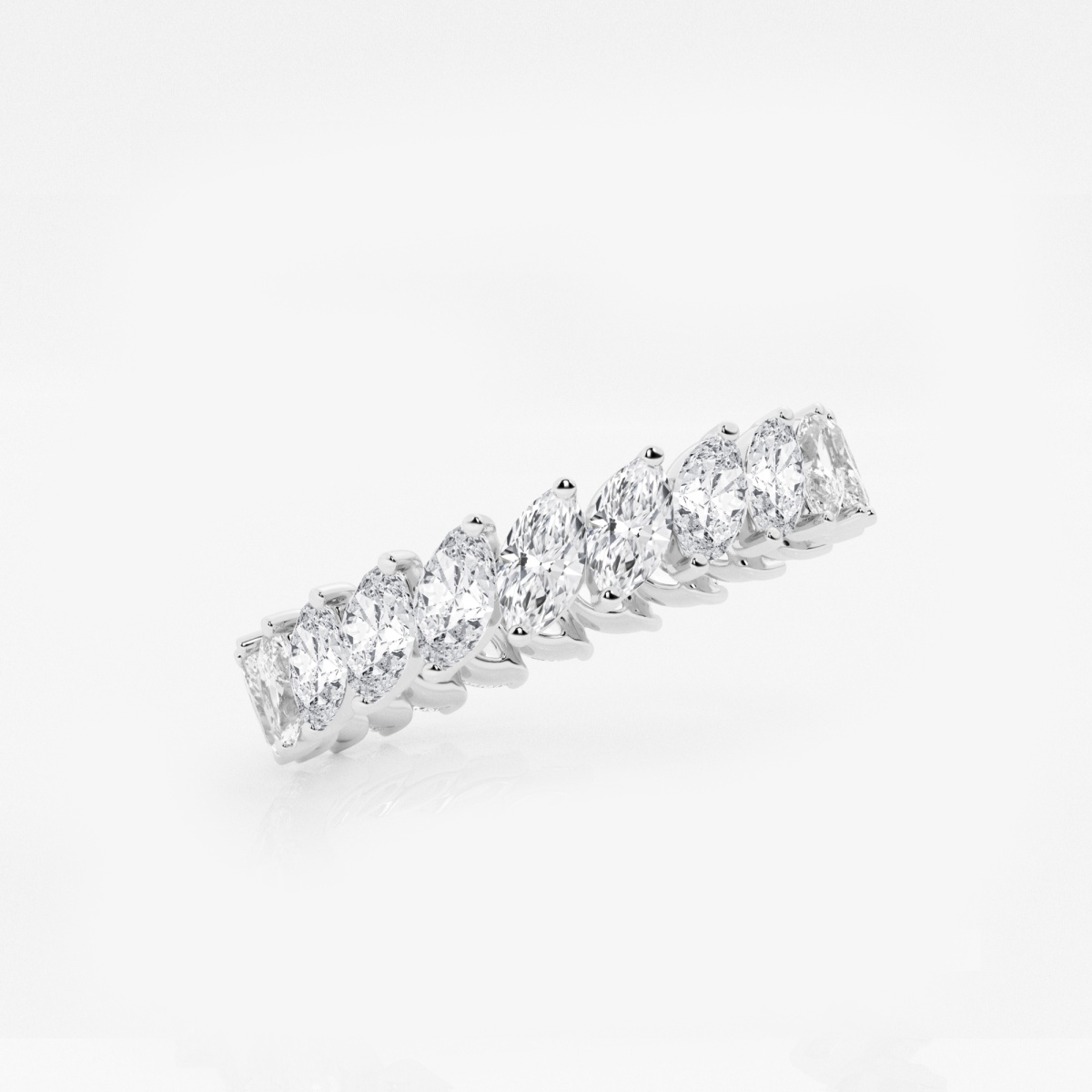 Additional Image 1 for  2 ctw Marquise Lab Grown Diamond Eternity Band - 4.2mm Width
