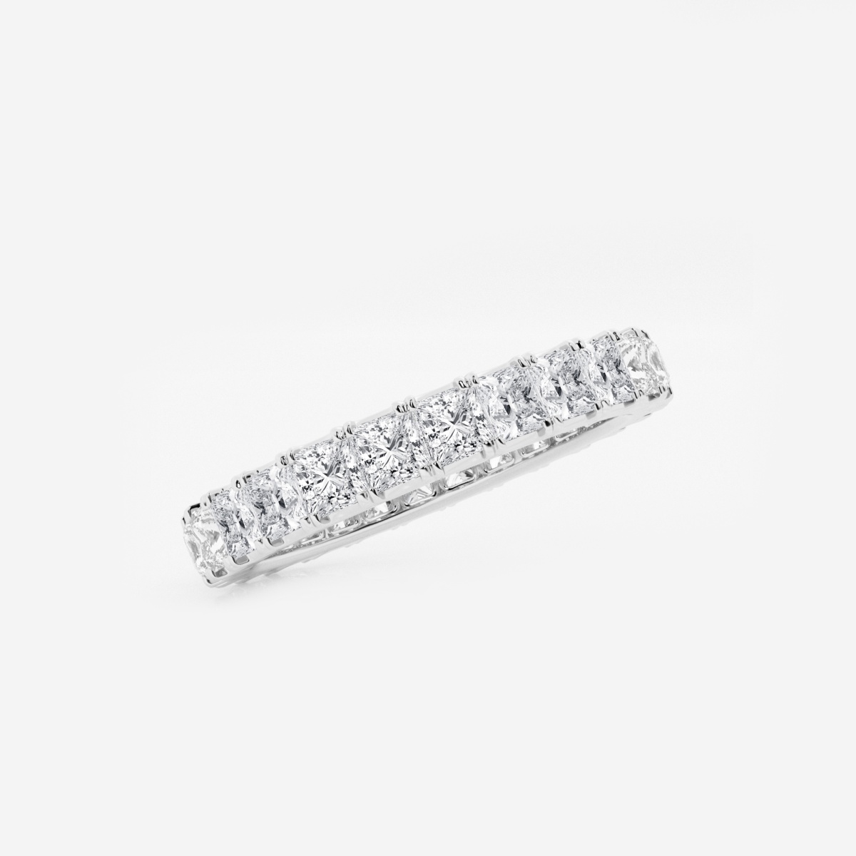 Additional Image 1 for  2 ctw Princess Lab Grown Diamond Eternity Band - 2.6mm Width