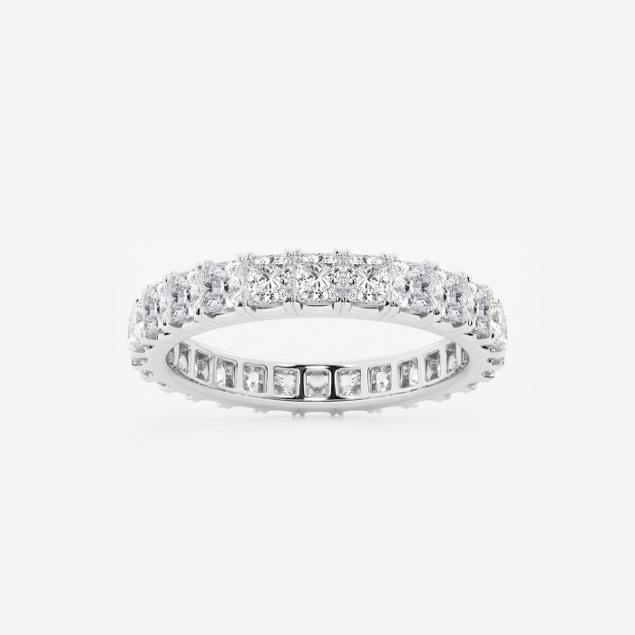 2 ctw Princess Lab Grown Diamond Eternity Band - 2.6mm Width