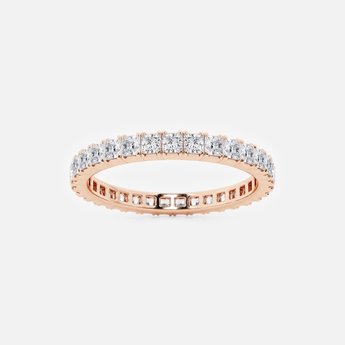 1 ctw Princess Lab Grown Diamond Eternity Band - 2.2mm Width