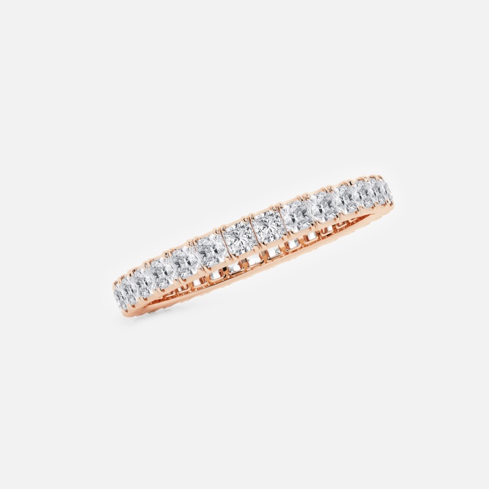 1 ctw Princess Lab Grown Diamond Eternity Band - 2.2mm Width