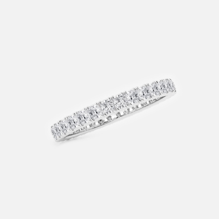 1 ctw Princess Lab Grown Diamond Eternity Band - 2.2mm Width