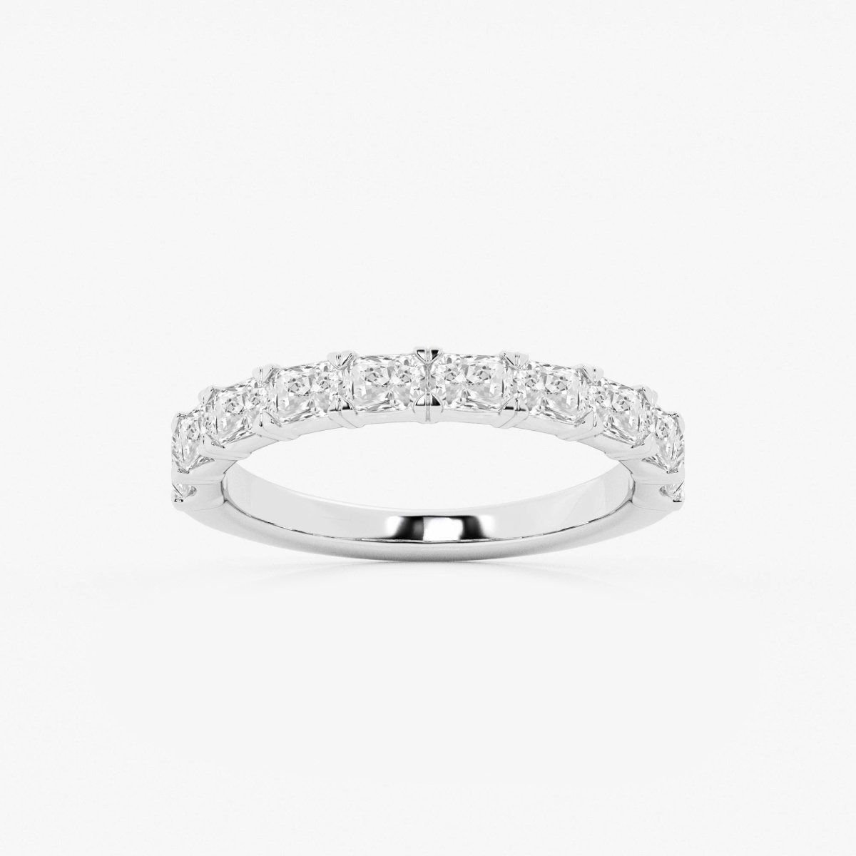 1 1/6 ctw Radiant Lab Grown Diamond East-West Anniversary Band