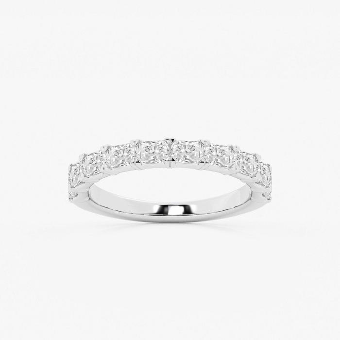 1 1/6 ctw Radiant Lab Grown Diamond East-West Anniversary Band