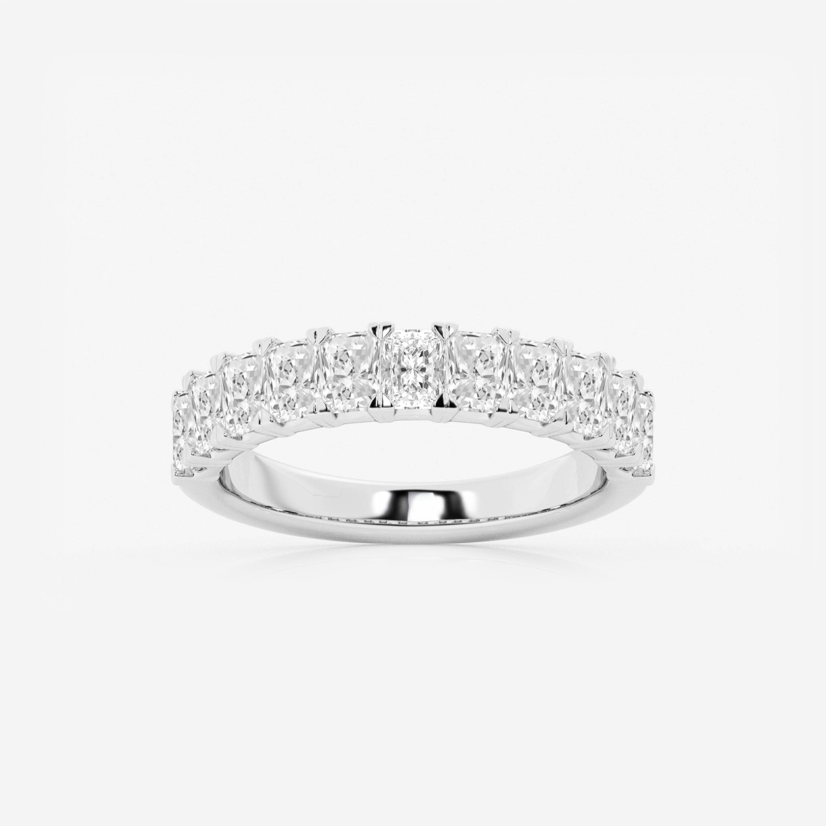 1 5/8 ctw Radiant Lab Grown Diamond Anniversary Band