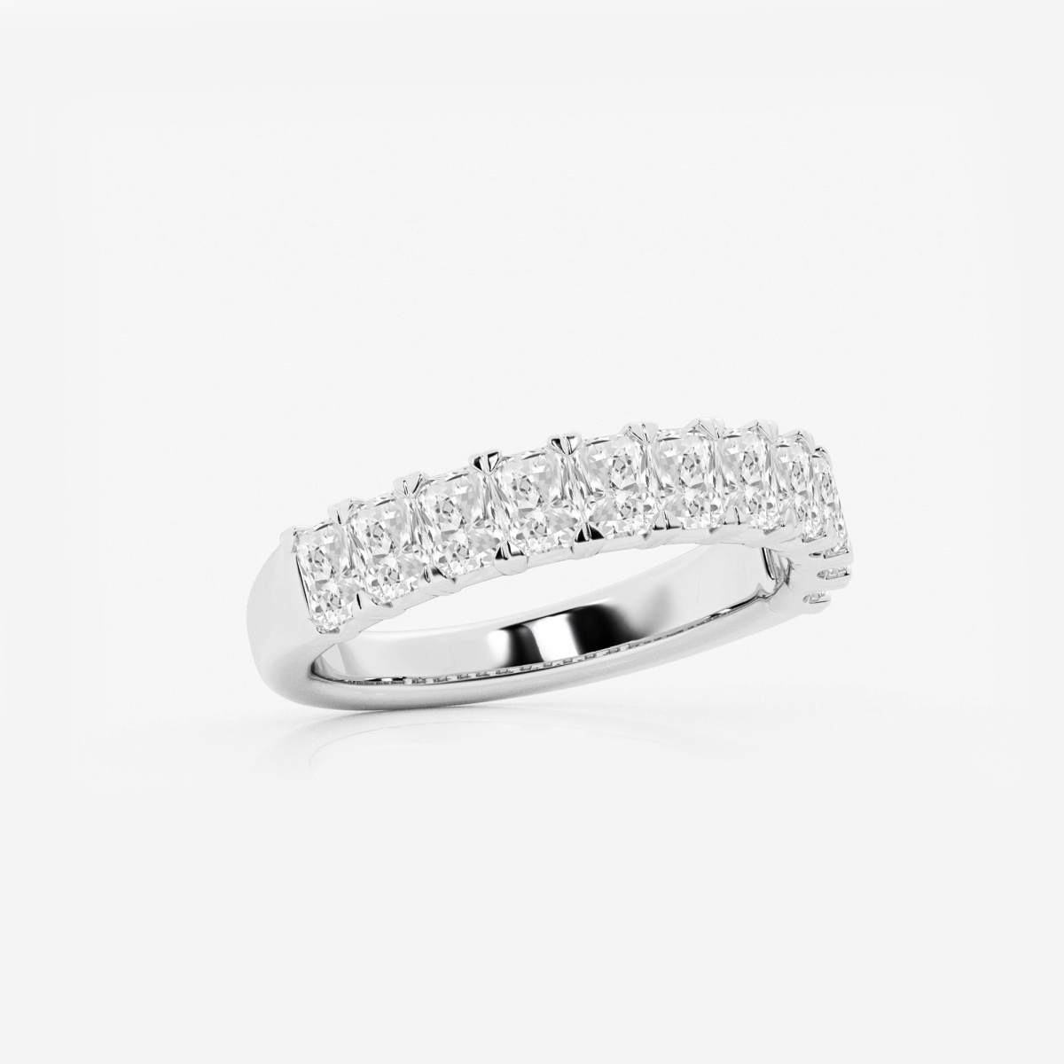 Additional Image 1 for  1 5/8 ctw Radiant Lab Grown Diamond Anniversary Band