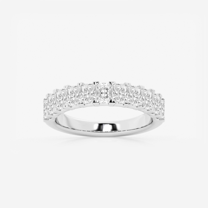 1 5/8 ctw Radiant Lab Grown Diamond Anniversary Band