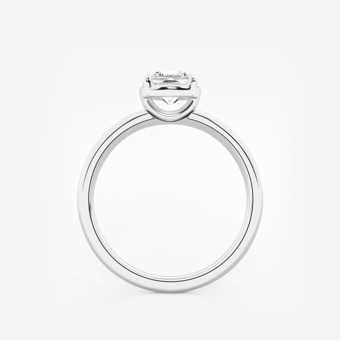 1 ctw Cushion Lab Grown Diamond Solitaire Engagement Ring