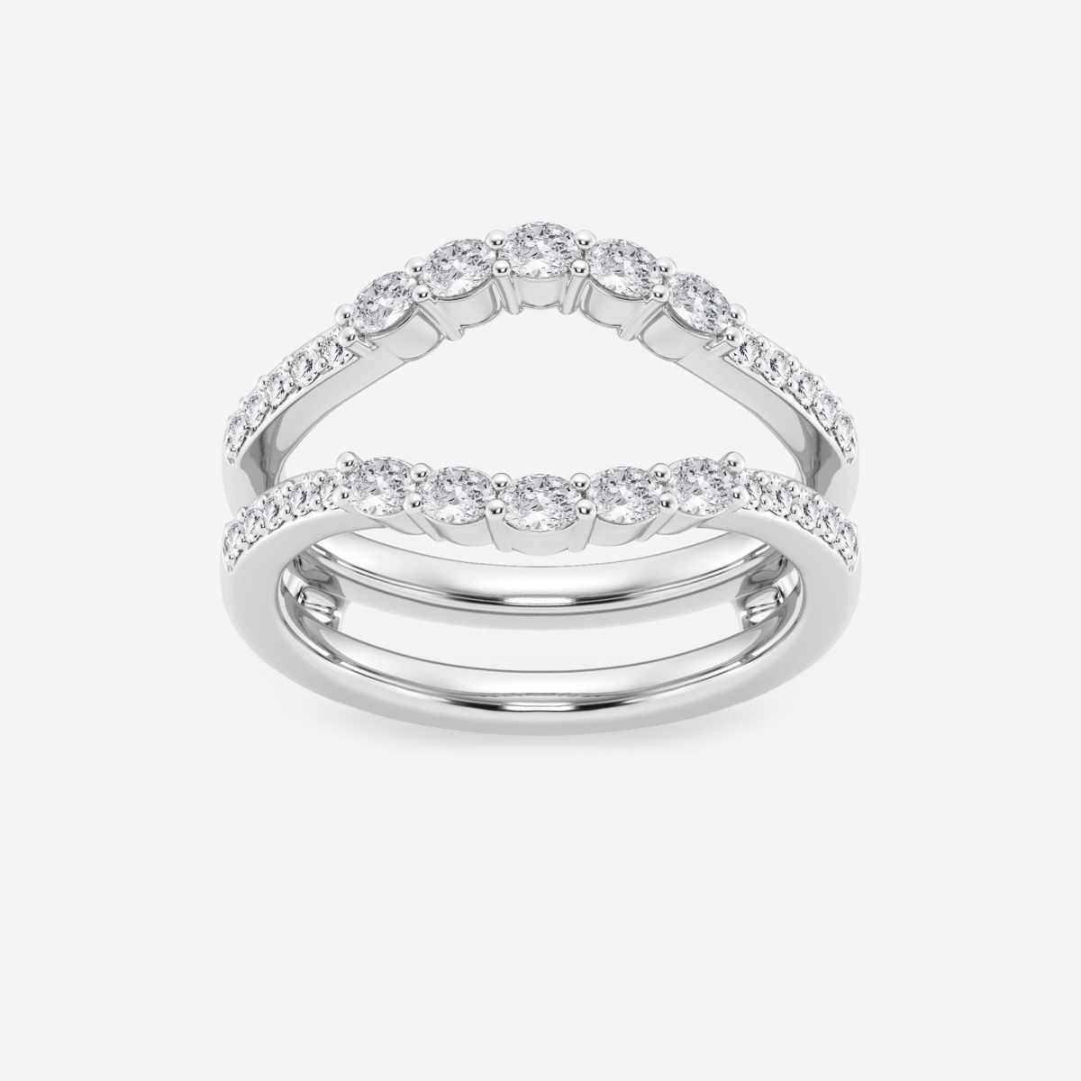 1/2 ctw Oval Lab Grown Diamond Ring Enhancer