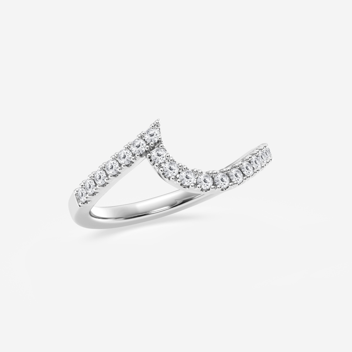 Additional Image 1 for  1/4 ctw Round Lab Grown Diamond  Wedding Band